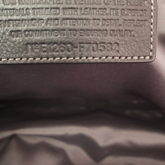 COACH Heritage Web Canvas Black 20” Carry On Weekender Duffle Bag F70582 - Picture 5 of 6